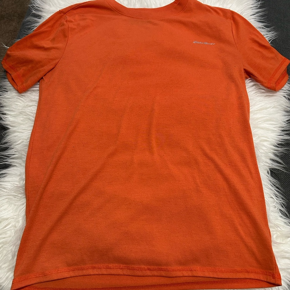 Eddie Bauer Bright Orange Short Sleeve Tee